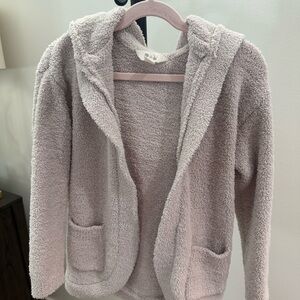 Cozy Kids Hooded Jacket in Gray